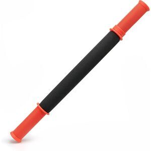 Tiger Tail 18" Classic Hand Held Portable Foam Roller, Black/Orange